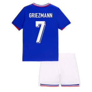 Frankrig Antoine Griezmann #7 Replika Babytøj Hjemmebanesæt Børn EM 2024 Kortærmet (+ Korte bukser)